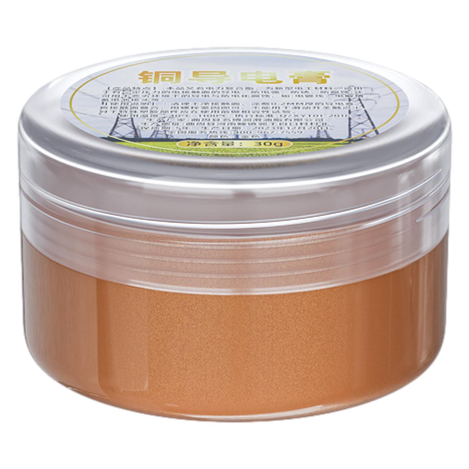 Copper Grease High Temperature Electrical Contact Grease 30g Conductive Paste Strong Adhesion Multipurpose Compound Paste
Copper Grease High Temperature Electrical Contact Grease 30g Conductive Paste Strong Adhesion Multipurpose Compound Paste