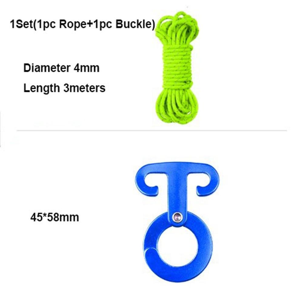 3M Length Reflective Camping Guy Lines with Adjuster Tensioner Adjustment Buckles Tarp Canopy Blue Buckle with Rope
3M Length Reflective Camping Guy Lines with Adjuster Tensioner Adjustment Buckles Tarp Canopy Blue Buckle with Rope