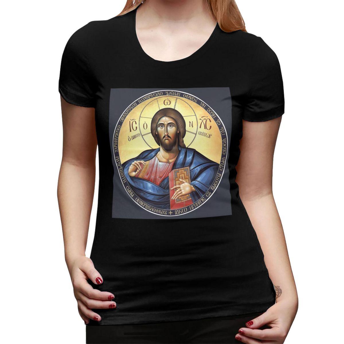 Christ Pantocrator Orthodox Icon TShirt for Women ONeck Streetwear T Shirts Womens Tees Short Summer Clothes Tops 4XL
Christ Pantocrator Orthodox Icon TShirt for Women ONeck Streetwear T Shirts Womens Tees Short Summer Clothes Tops 4XL