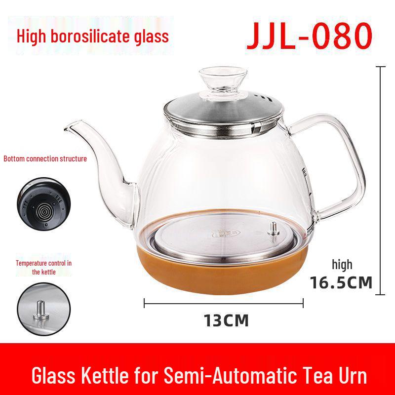 Electric Tea Brewing Kettle with Glass Pot and Base Filler
Electric Tea Brewing Kettle with Glass Pot and Base Filler