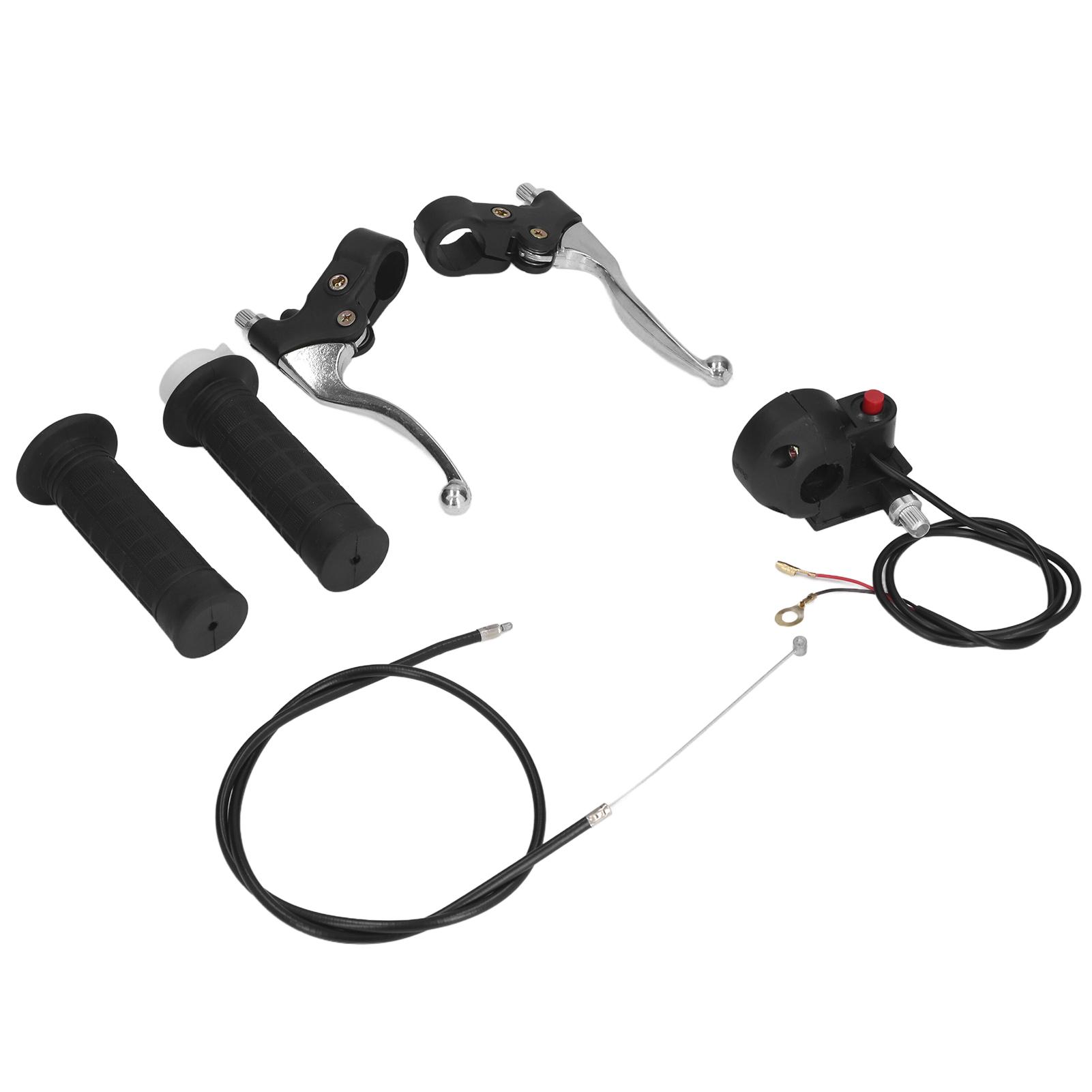 22 мм Ручки руля Выключатель Зажигания Ручка газа Рычаги тормоза Комплект для Питбайка Мини-байка
22 мм Ручки руля Выключатель Зажигания Ручка газа Рычаги тормоза Комплект для Питбайка Мини-байка