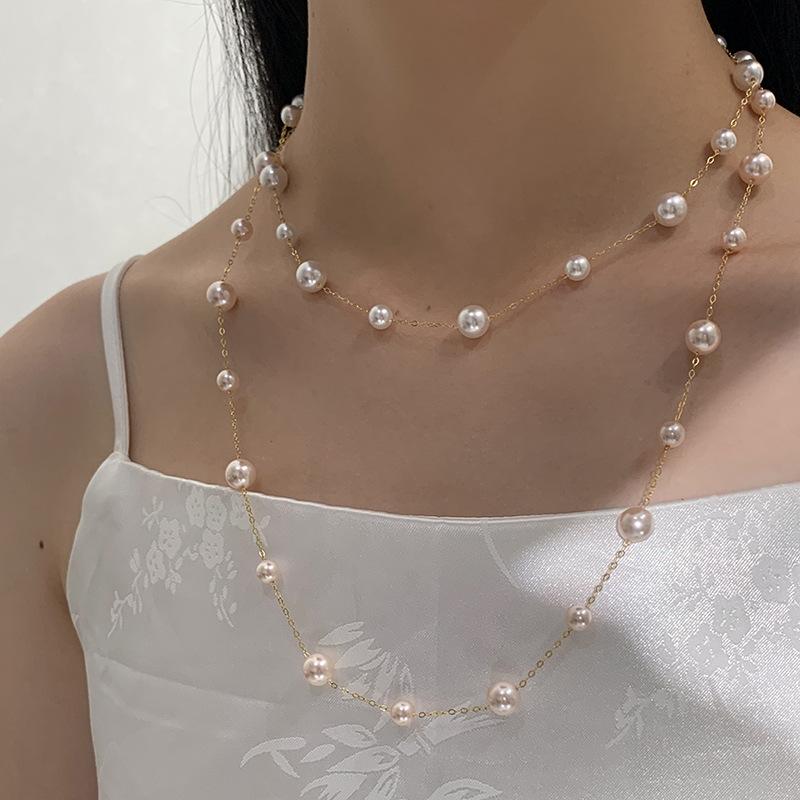Manta Rose Pearl Двойное ожерелье Винтажная Премиальная Ключичная Цепочка Мода Темперамент Универсальные Украшения
Manta Rose Pearl Двойное ожерелье Винтажная Премиальная Ключичная Цепочка Мода Темперамент Универсальные Украшения