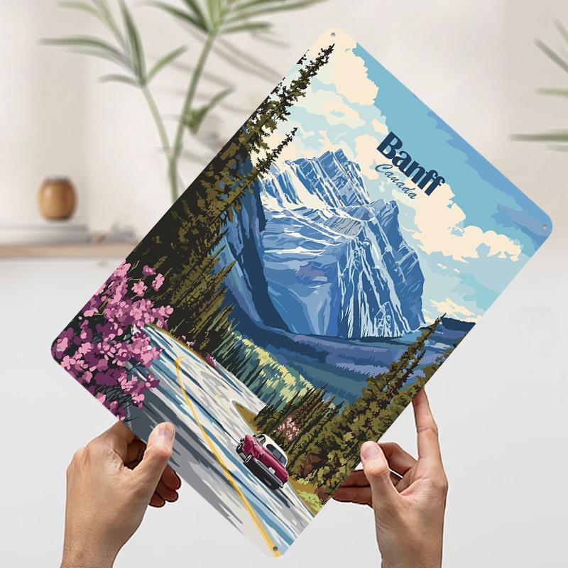 Banff Canada Travel Tin Plaque Poster Customized Wall Art Retro Vintage Metal Signs for Man Cave Bathroom Decor Room Decorations 7.9x11.8In(20x30cm)
Banff Canada Travel Tin Plaque Poster Customized Wall Art Retro Vintage Metal Signs for Man Cave Bathroom Decor Room Decorations 7.9x11.8In(20x30cm)