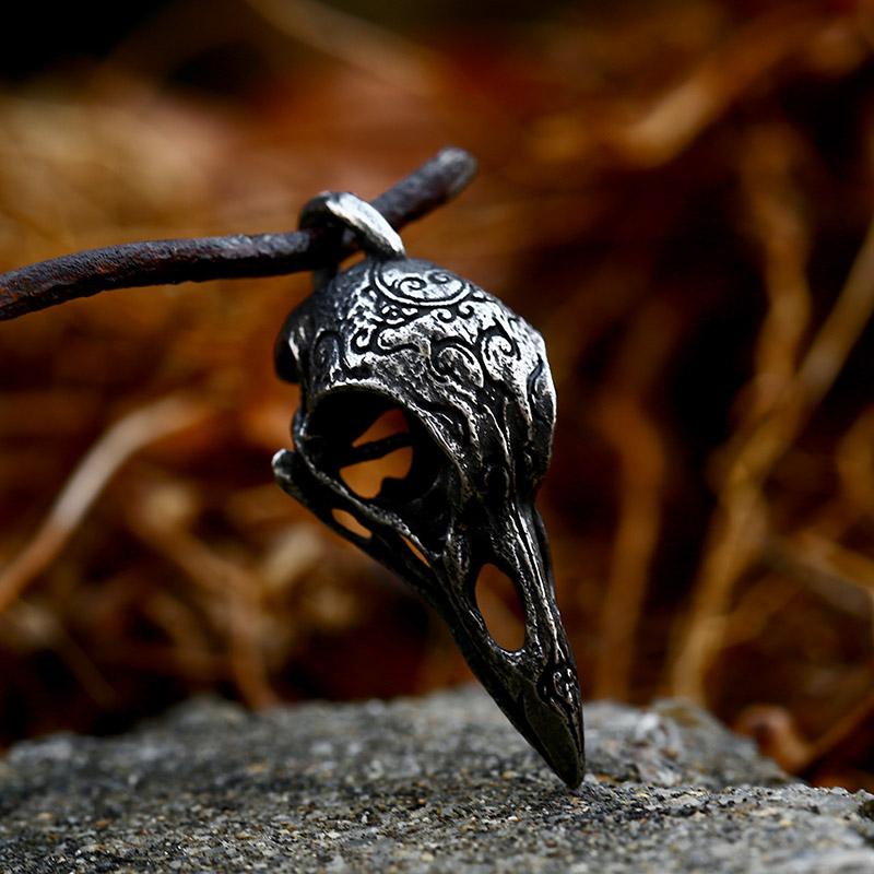 BEIER 2022 New Design Stainless Steel Viking Skull Raven Crow Pendant Punk Hip Hop High Quality Animal Jewelry For Men Wholesale
BEIER 2022 New Design Stainless Steel Viking Skull Raven Crow Pendant Punk Hip Hop High Quality Animal Jewelry For Men Wholesale