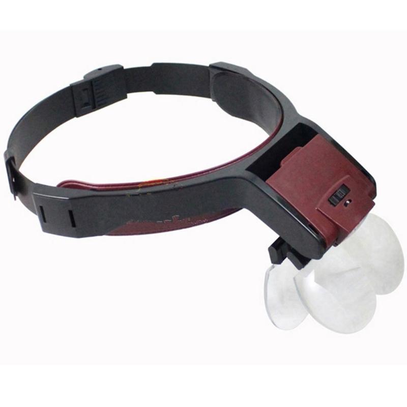 LED Head Magnifiers,BatteryPowered Hands Frees Headband Magnifying Glasses with LED Professional Jewelers Loupe
LED Head Magnifiers,BatteryPowered Hands Frees Headband Magnifying Glasses with LED Professional Jewelers Loupe