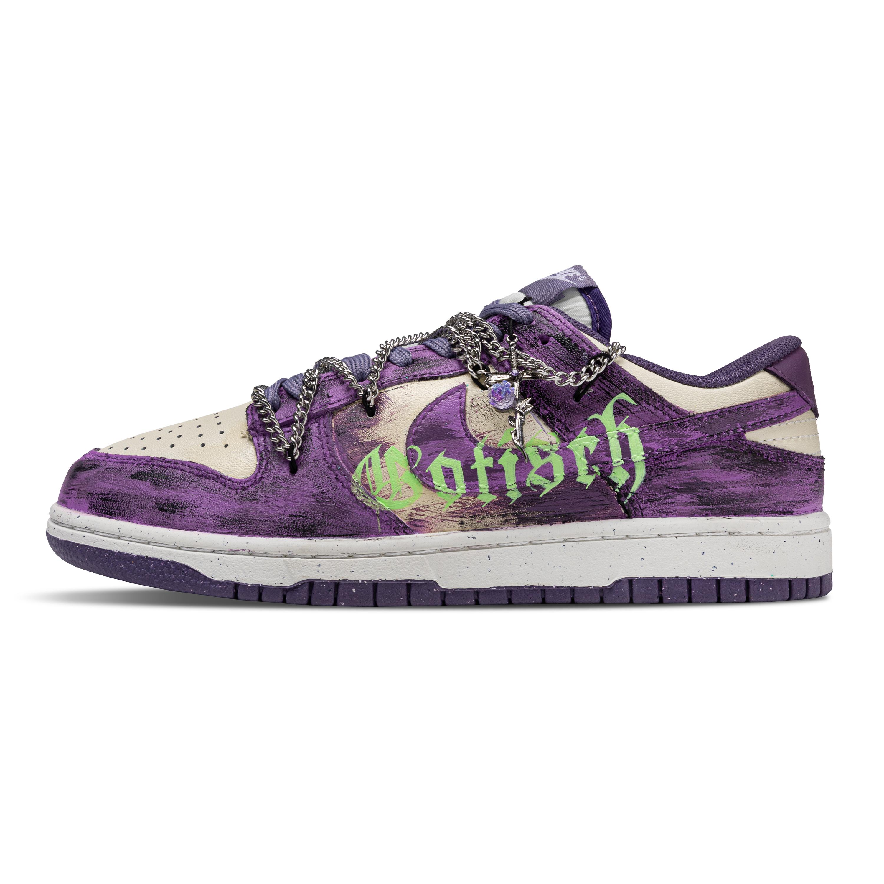 Nike Dunk Dark Purple Thorn Cushioning, Wear Resistant Low top Skateboard Shoes Women s Purple FZ4349-100(Team1333-1) 36
Nike Dunk Dark Purple Thorn Cushioning, Wear Resistant Low top Skateboard Shoes Women s Purple FZ4349-100(Team1333-1) 36
