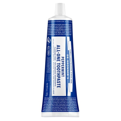 Dr. Bronner s All-One Toothpaste
Dr. Bronner s All-One Toothpaste