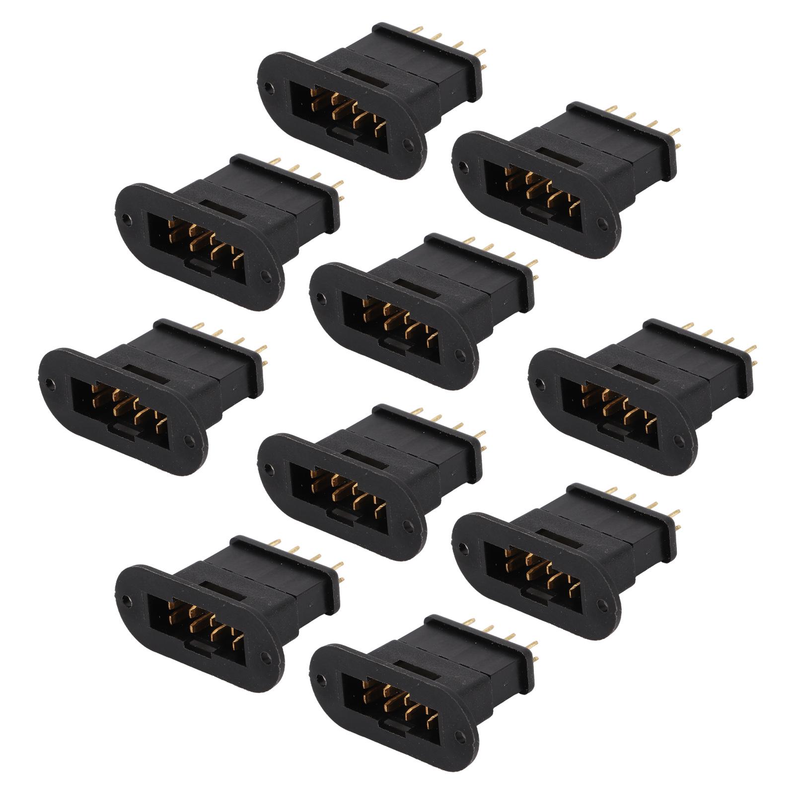 10Pcs 13.050 10Pcs 13.051 MPX Black Octagonal Plug Pure Copper Gold Plated Injection Molding Model Battery Plug
10Pcs 13.050 10Pcs 13.051 MPX Black Octagonal Plug Pure Copper Gold Plated Injection Molding Model Battery Plug