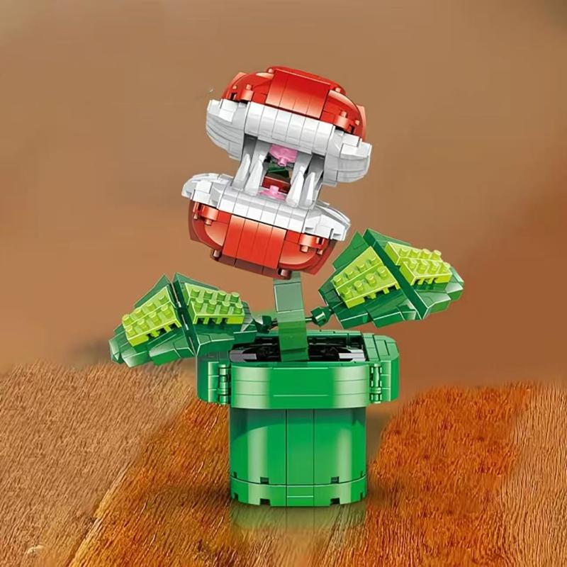 Flame Flower Man-eating Flower Building Blocks Question Mark Box Mini Building Blocks Creative Desktop Model Children s Toys
Flame Flower Man-eating Flower Building Blocks Question Mark Box Mini Building Blocks Creative Desktop Model Children s Toys