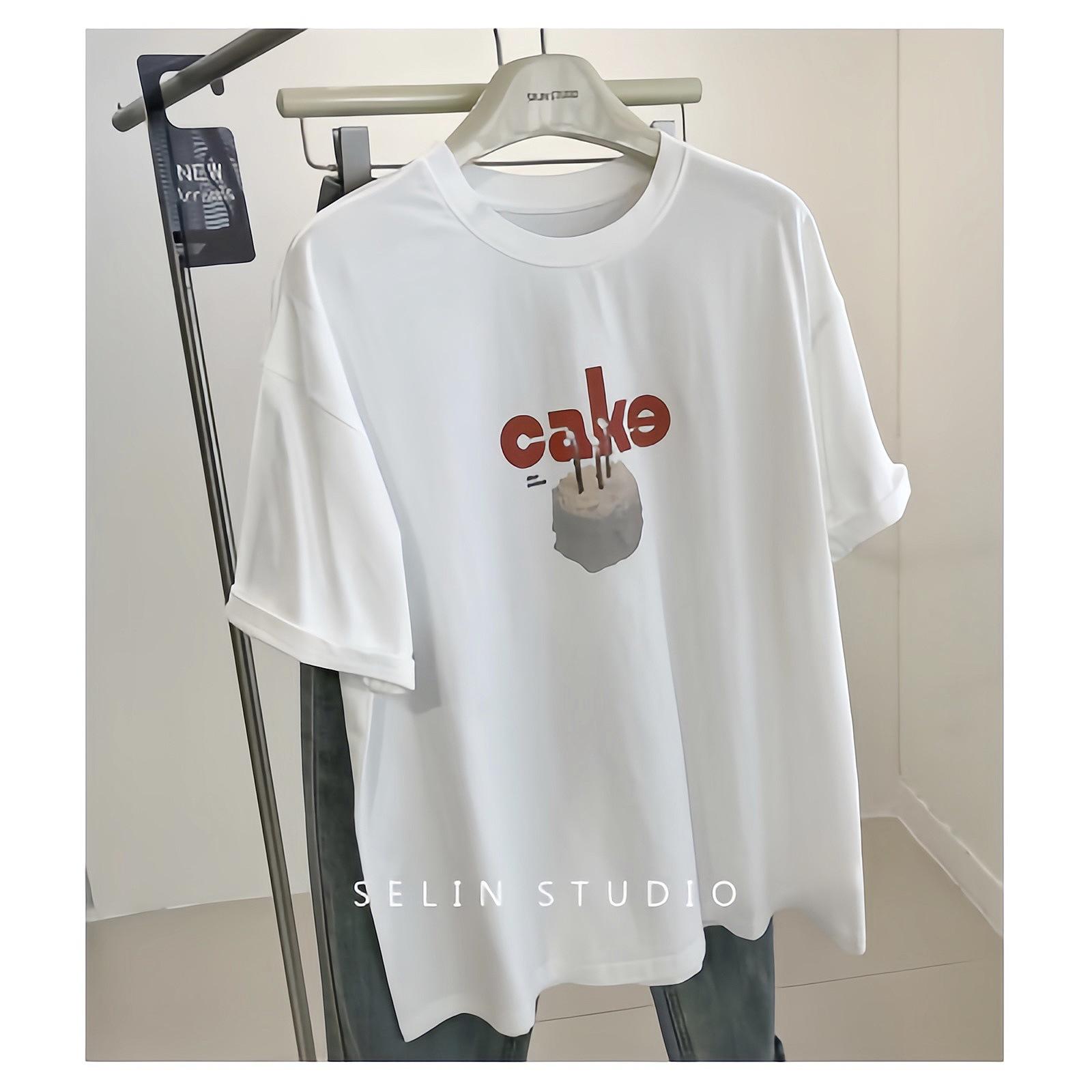 Summer pure cotton short-sleeved t-shirt women s heavy pure cotton large-size top loose front shoulder solid color trendy half-sleeved bottoming shirt S
Summer pure cotton short-sleeved t-shirt women s heavy pure cotton large-size top loose front shoulder solid color trendy half-sleeved bottoming shirt S