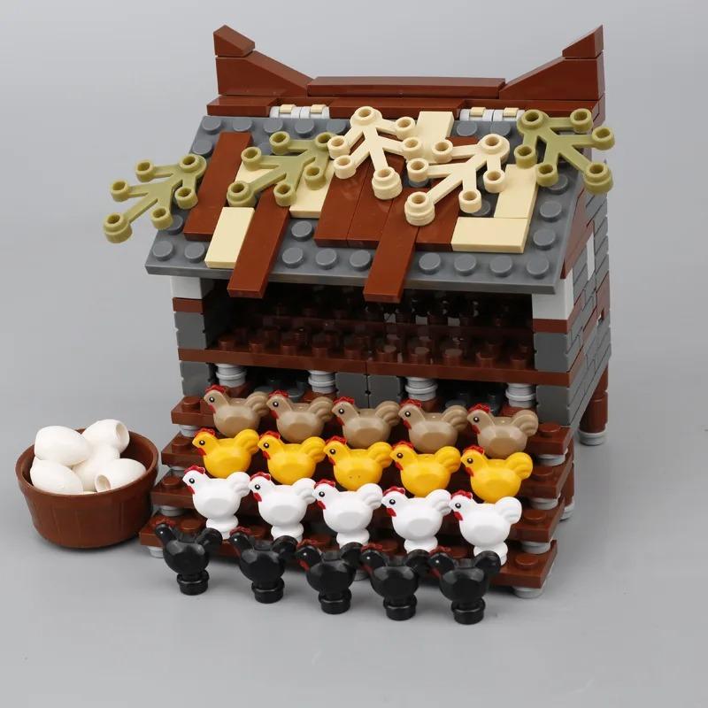 Город MOC курятник курятник с яйцами модель игрушки для детей пищевая ферма строительные блоки детали DIY кирпичи
Город MOC курятник курятник с яйцами модель игрушки для детей пищевая ферма строительные блоки детали DIY кирпичи