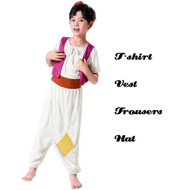 Арабские ночи Аладдин и волшебная лампа Костюм принца для ребенка для ролевых игр 120cm/47.24in
Арабские ночи Аладдин и волшебная лампа Костюм принца для ребенка для ролевых игр 120cm/47.24in