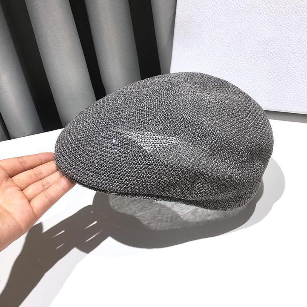 Fashion Solid Color Straw Hat Adjustable Sun Visor Beach Hat Sun Protection Mesh Breathable Beret Hats Seaside сірий
Fashion Solid Color Straw Hat Adjustable Sun Visor Beach Hat Sun Protection Mesh Breathable Beret Hats Seaside сірий