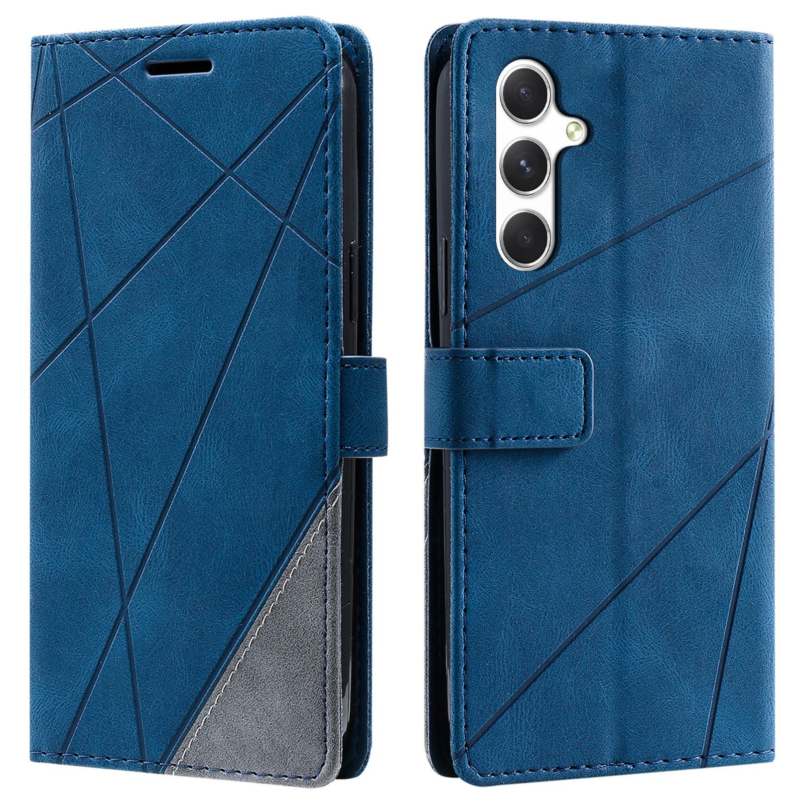 For Samsung Galaxy A56 5G Case Imprinted Lines PU Leather Splicing Wallet Phone Cover Blue
For Samsung Galaxy A56 5G Case Imprinted Lines PU Leather Splicing Wallet Phone Cover Blue