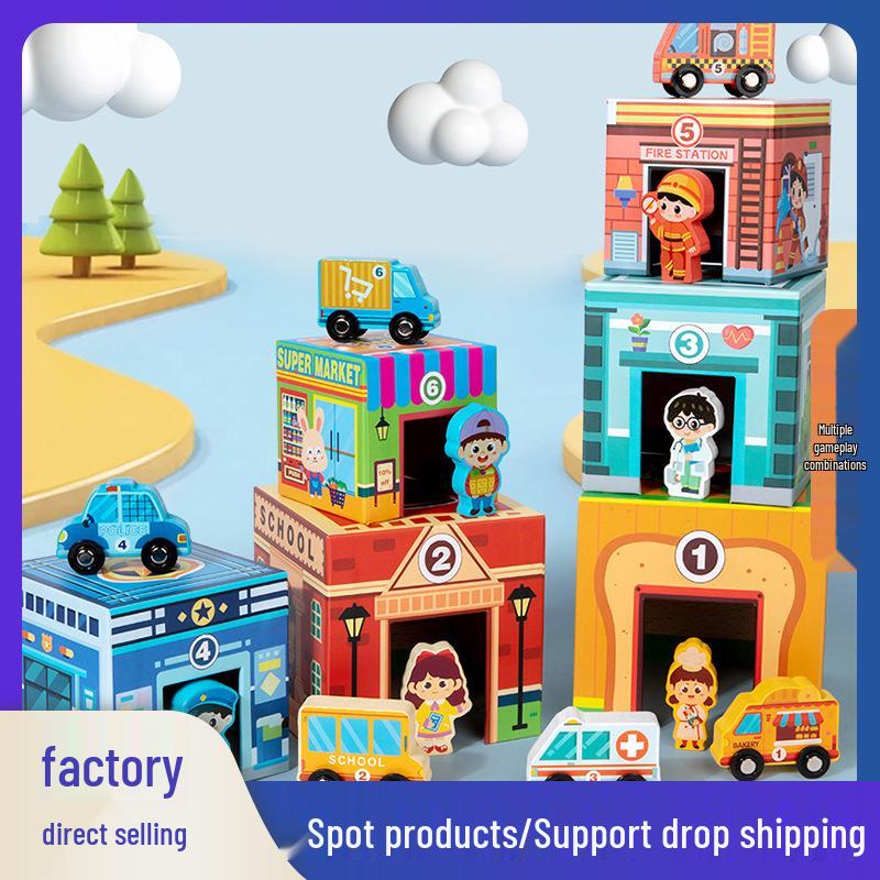 Children s City Street Scene Building Blocks: Early Education Sorting and Stacking Toys
Children s City Street Scene Building Blocks: Early Education Sorting and Stacking Toys