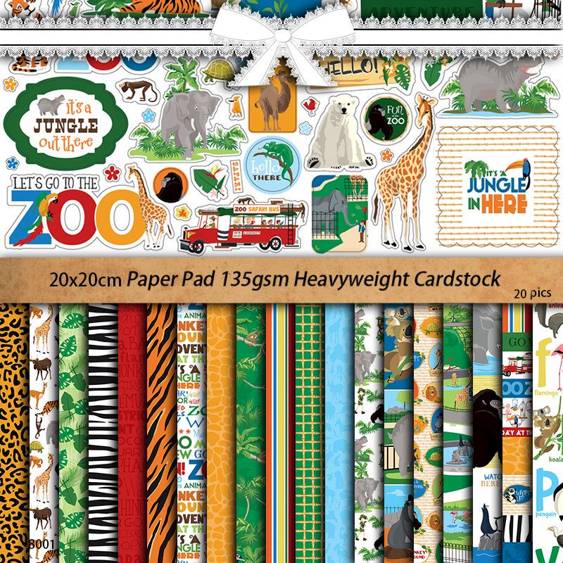 Carta Bella Animal Adventure Paper & Stickers Set - 20 Sheets
Carta Bella Animal Adventure Paper & Stickers Set - 20 Sheets