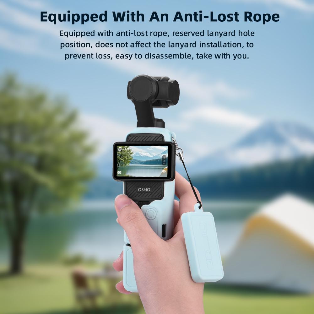 BRDRC Pocket 3 Silicone Cover Soft Silicone Protective Case Lens Protector Sleeve Handle Shell for DJI OSMO Pocket 3 Accessorise чёрный
BRDRC Pocket 3 Silicone Cover Soft Silicone Protective Case Lens Protector Sleeve Handle Shell for DJI OSMO Pocket 3 Accessorise чёрный
