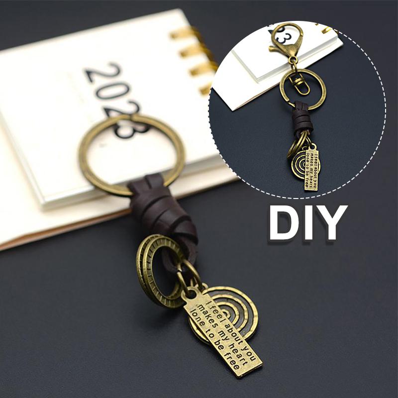 1 Pce Woven Keychain Leather Rope Keychain Men Women Bags Car Keys Retro Keychain Bohemian Style
1 Pce Woven Keychain Leather Rope Keychain Men Women Bags Car Keys Retro Keychain Bohemian Style