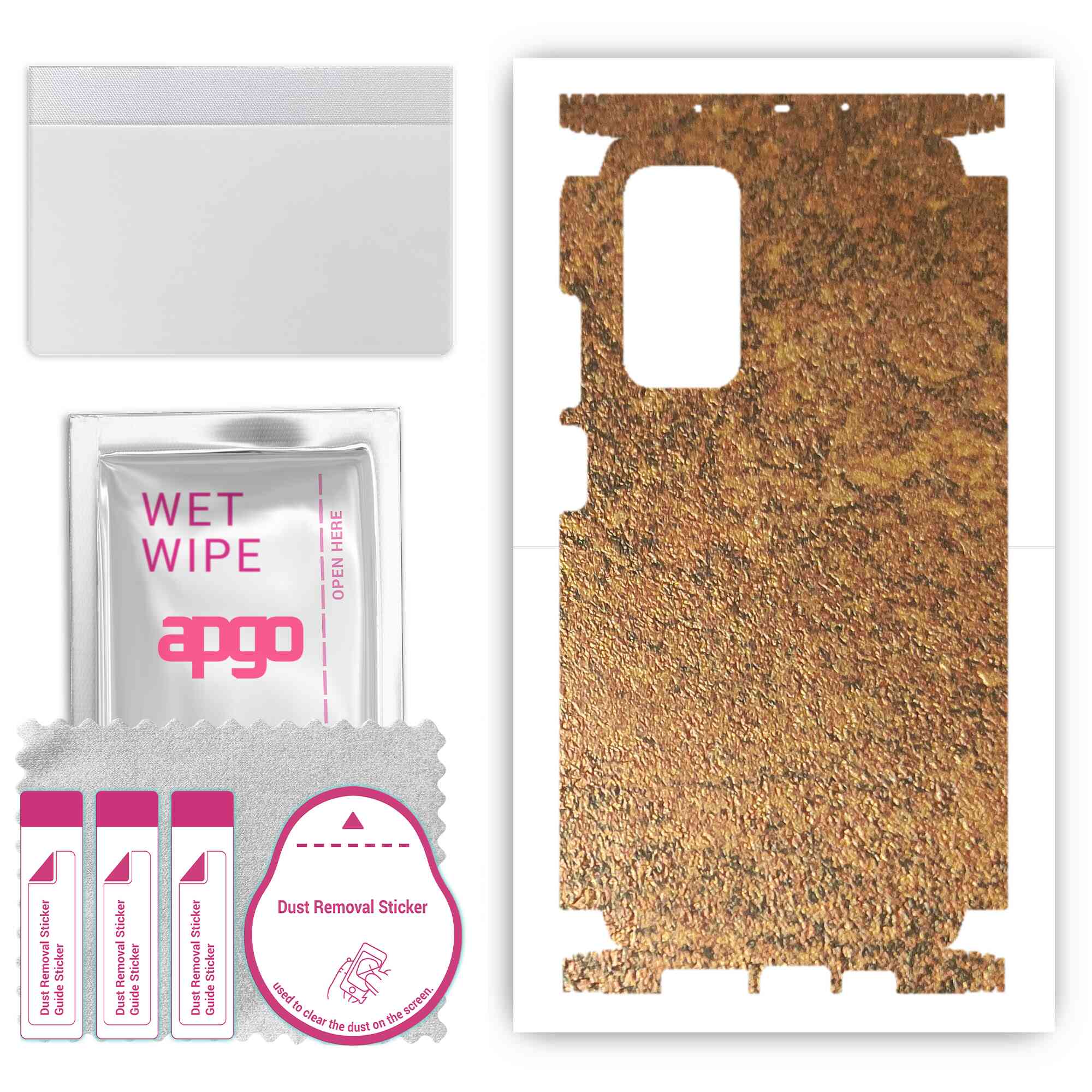apgo Protective Skin Sticker for the back+sides compatible with Xiaomi Mi 10T Pro 5G, Full Wrap Film, Foil, Vinyl - Pattern Rusty Copper
apgo Protective Skin Sticker for the back+sides compatible with Xiaomi Mi 10T Pro 5G, Full Wrap Film, Foil, Vinyl - Pattern Rusty Copper