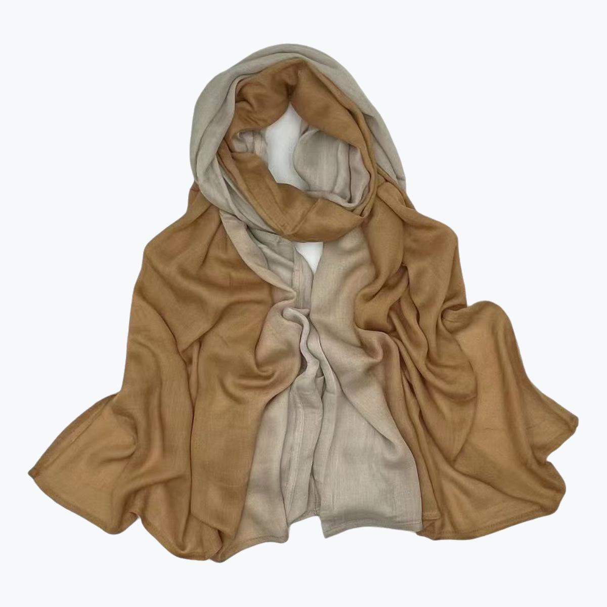 Gradient Color Double Stitch Cotton Shawl - Super Soft, Wide Edge, Thin Malay Headscarf Modal Scarf 180cm
Gradient Color Double Stitch Cotton Shawl - Super Soft, Wide Edge, Thin Malay Headscarf Modal Scarf 180cm
