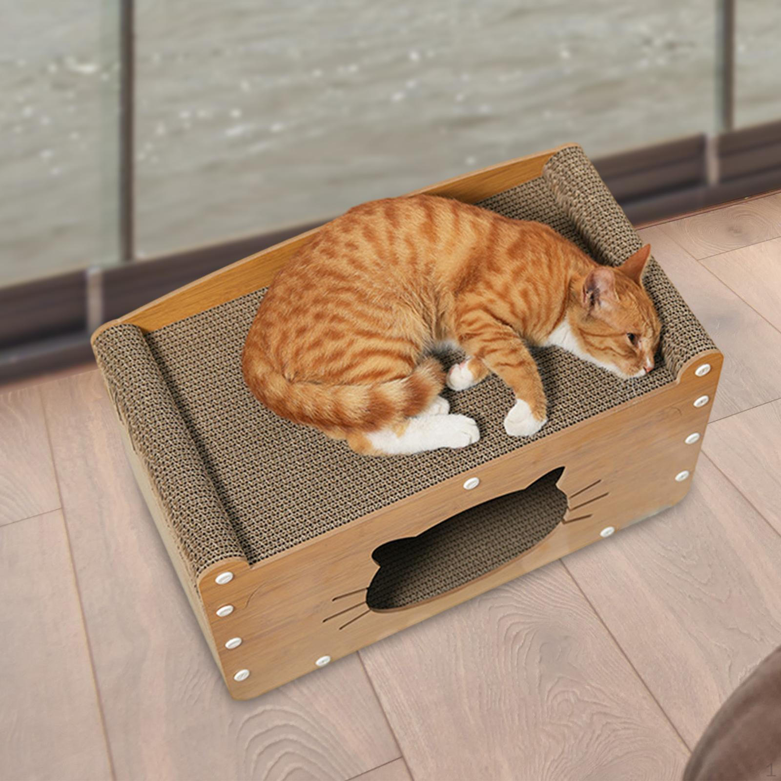 Cat Scratch House Scratching Board with Entrance Furniture Protection Environmentally Friendly
Cat Scratch House Scratching Board with Entrance Furniture Protection Environmentally Friendly