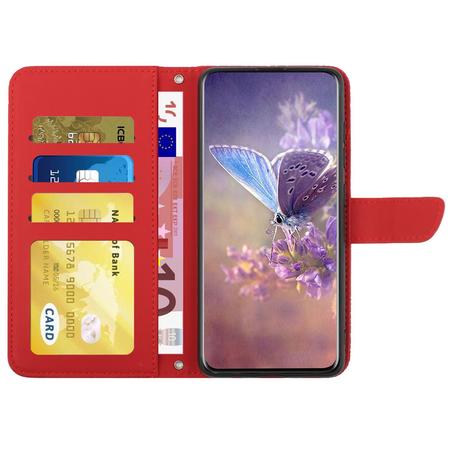 HT03 For Xiaomi Redmi 13 5G/13 4G Case Floral Butterfly PU Leather Phone Cover with Hand Strap Red
HT03 For Xiaomi Redmi 13 5G/13 4G Case Floral Butterfly PU Leather Phone Cover with Hand Strap Red