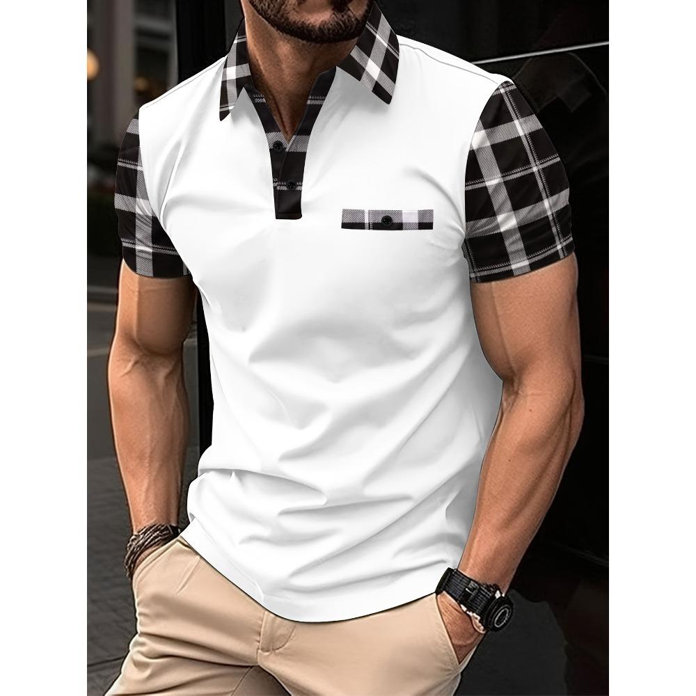 New Men Clothes Summer Short Sleeve 3D Digital Plrint Lapel Golf Polo Shirt Men Casual Tops Polo 3XL білий
New Men Clothes Summer Short Sleeve 3D Digital Plrint Lapel Golf Polo Shirt Men Casual Tops Polo 3XL білий