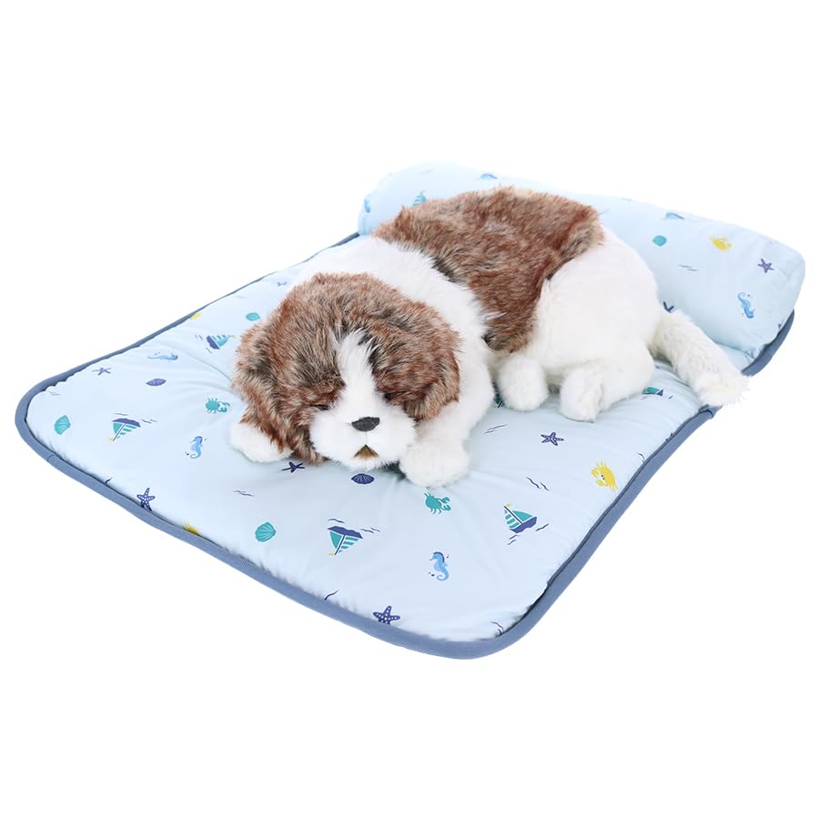 Calulu Cool Bed with Pillow for Small Dogs and Medium Dogs Pet Pet Cool to the Cool Bed, Washable, Washable, Supplies, Dog, Cat, Futon, Cushion, синій
Calulu Cool Bed with Pillow for Small Dogs and Medium Dogs Pet Pet Cool to the Cool Bed, Washable, Washable, Supplies, Dog, Cat, Futon, Cushion, синій