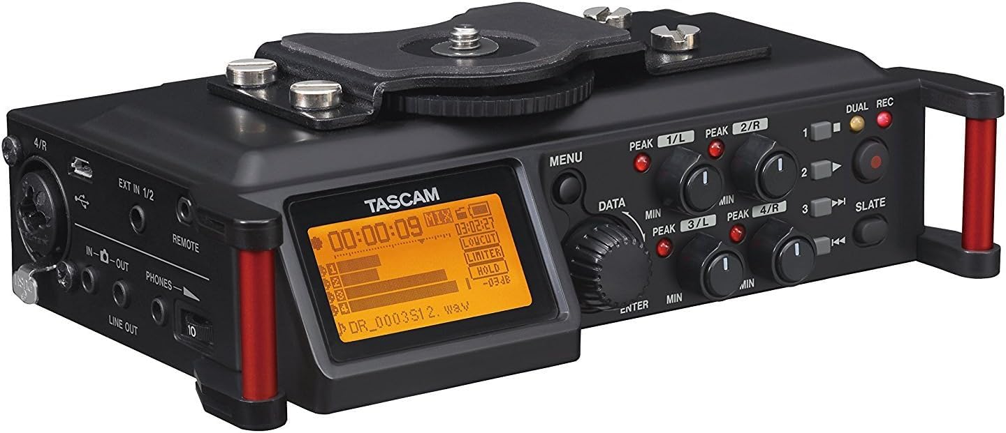 TASCAM Linear PCM для DSLR Стереомікрофон для цифрової дзеркальної камери Бездзеркальна відеозйомка Youtube Vlog Recording DR-70D Записувач/мікшер 4-доріжковий
TASCAM Linear PCM для DSLR Стереомікрофон для цифрової дзеркальної камери Бездзеркальна відеозйомка Youtube Vlog Recording DR-70D Записувач/мікшер 4-доріжковий