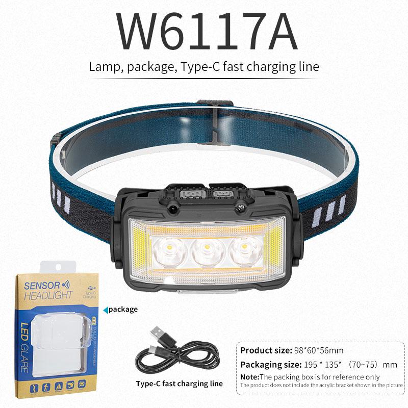 Rechargeable Headlamp 1800mah Super Bright Light Induction LED Headlight Waterproof Camping Biut-in 18650 Lithium Battery
Rechargeable Headlamp 1800mah Super Bright Light Induction LED Headlight Waterproof Camping Biut-in 18650 Lithium Battery