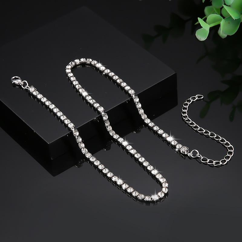 Sexy Full rhinestone Choker Chain Necklace For Women Luxury Cubic Zircon Crystal Short Hiphop Neck Accessories Jewelry Gifts серебряный
Sexy Full rhinestone Choker Chain Necklace For Women Luxury Cubic Zircon Crystal Short Hiphop Neck Accessories Jewelry Gifts серебряный