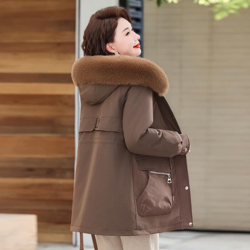 Женская зимняя парка с подкладкой и меховым воротником M (Under 105 lbs)
Женская зимняя парка с подкладкой и меховым воротником M (Under 105 lbs)