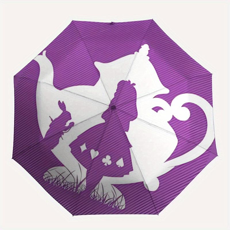 1pc Alice Wonderland Home Essential Cute Cartoon Umbrella, Portable Folding Umbrella with Durable Iron Frame 8 Ribs, a0821007
1pc Alice Wonderland Home Essential Cute Cartoon Umbrella, Portable Folding Umbrella with Durable Iron Frame 8 Ribs, a0821007