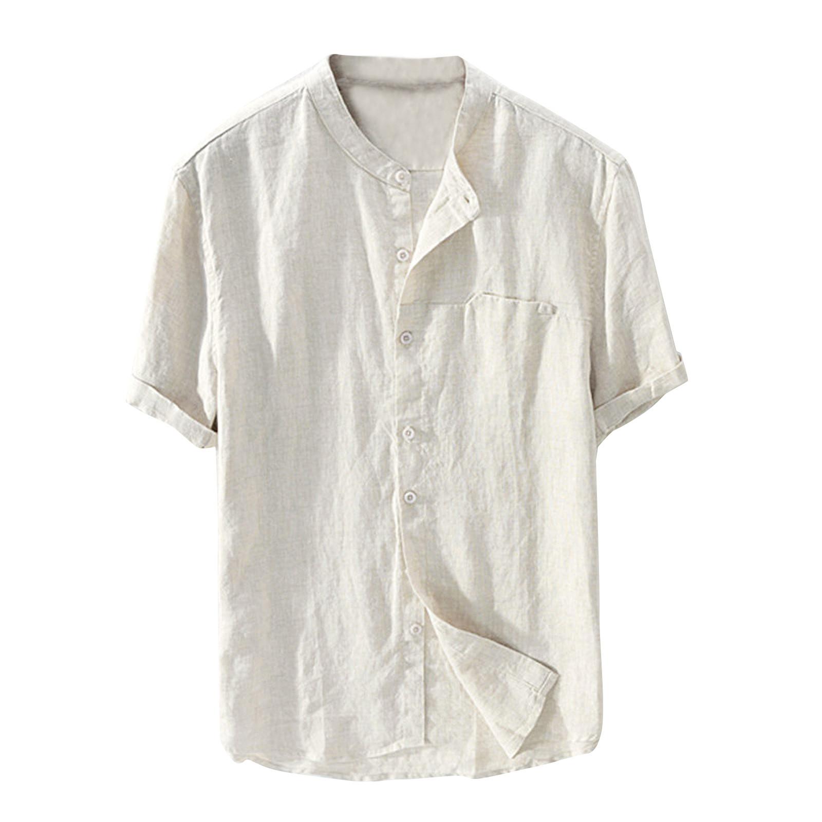 Men Casual Loose Short-sleeved Fashion Summer Beach Quick-drying Shirt L бежевий
Men Casual Loose Short-sleeved Fashion Summer Beach Quick-drying Shirt L бежевий