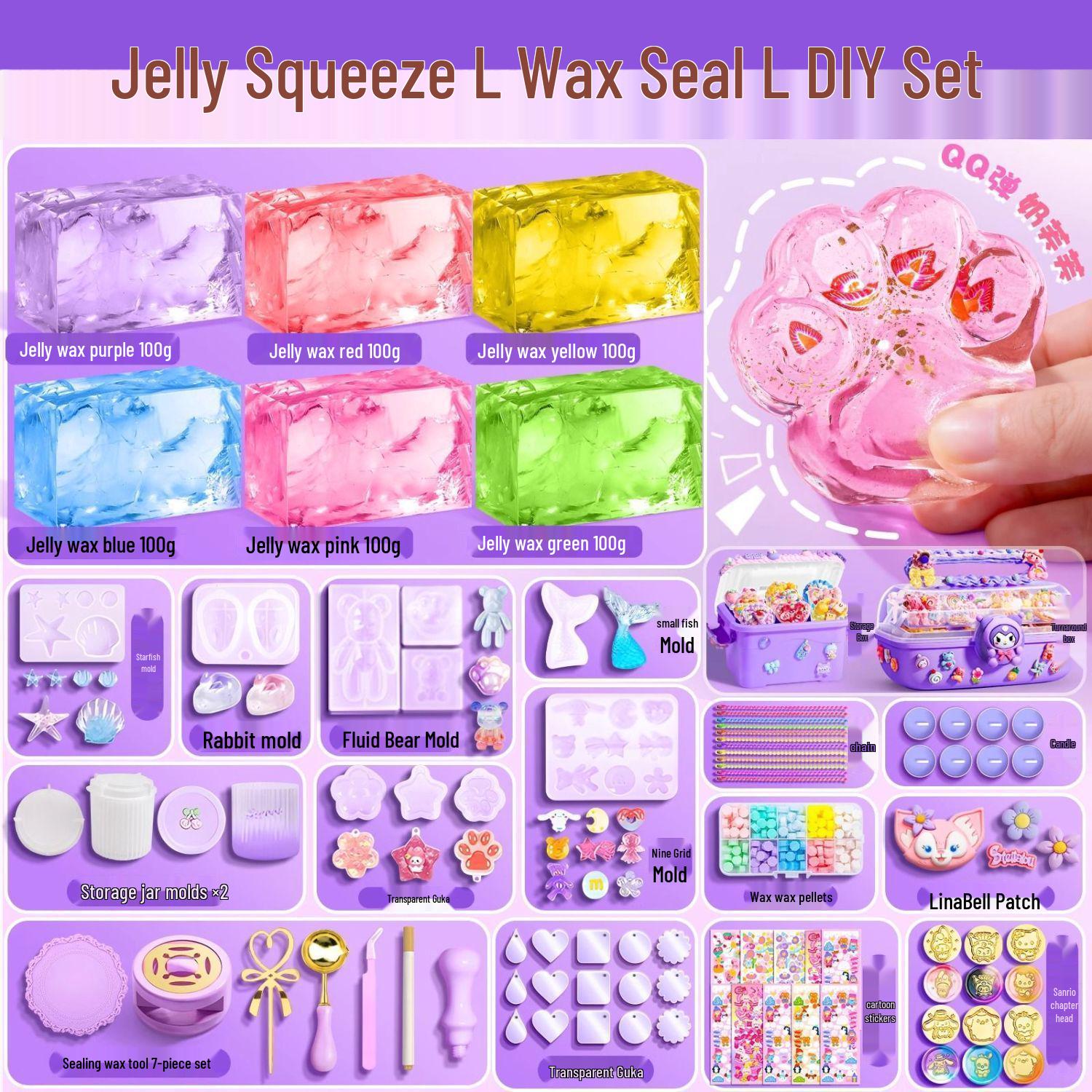 Cat Paw Wax DIY Kit: Squeeze & Play Mold Set for Stovetop Sealing - Fun Gift for Girls
Cat Paw Wax DIY Kit: Squeeze & Play Mold Set for Stovetop Sealing - Fun Gift for Girls