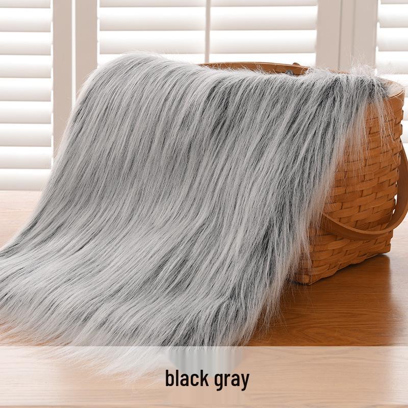 Тканина штучного хутра з довгим ворсом 12 см для косплею та іграшок фурсьюту 50x50cm
Тканина штучного хутра з довгим ворсом 12 см для косплею та іграшок фурсьюту 50x50cm