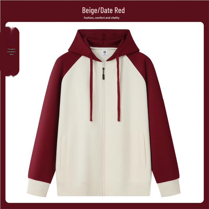 Custom Logo Print Zipper Hoodie: Team Uniform Jacket for Spring/Autumn M
Custom Logo Print Zipper Hoodie: Team Uniform Jacket for Spring/Autumn M