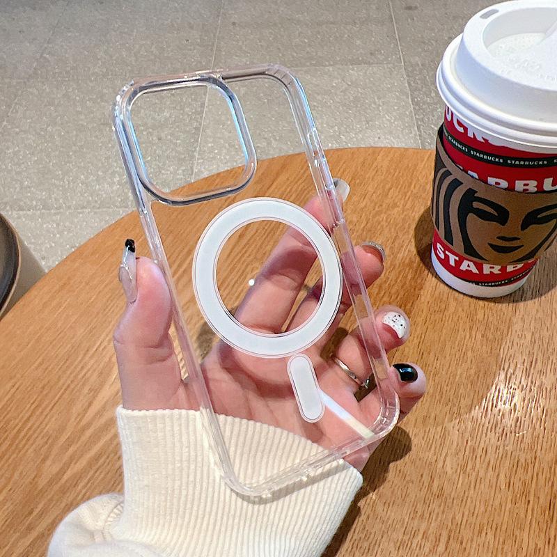 Transparent Acrylic Magnetic Case Suitable for IPhone15promax Apple 16 Mobile Phone Case Wireless Charging 14 Protection Case iPhone 7PLus/8PLus
Transparent Acrylic Magnetic Case Suitable for IPhone15promax Apple 16 Mobile Phone Case Wireless Charging 14 Protection Case iPhone 7PLus/8PLus