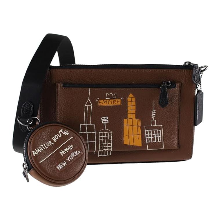 Coach X Jean Michel Basquiat Holden 25 Graffiti Print Zip Leather Shoulder Crossbody Bag Men Bags Brown C5596-QBSAE Basic Set (Bag+Dust Bag)
Coach X Jean Michel Basquiat Holden 25 Graffiti Print Zip Leather Shoulder Crossbody Bag Men Bags Brown C5596-QBSAE Basic Set (Bag+Dust Bag)