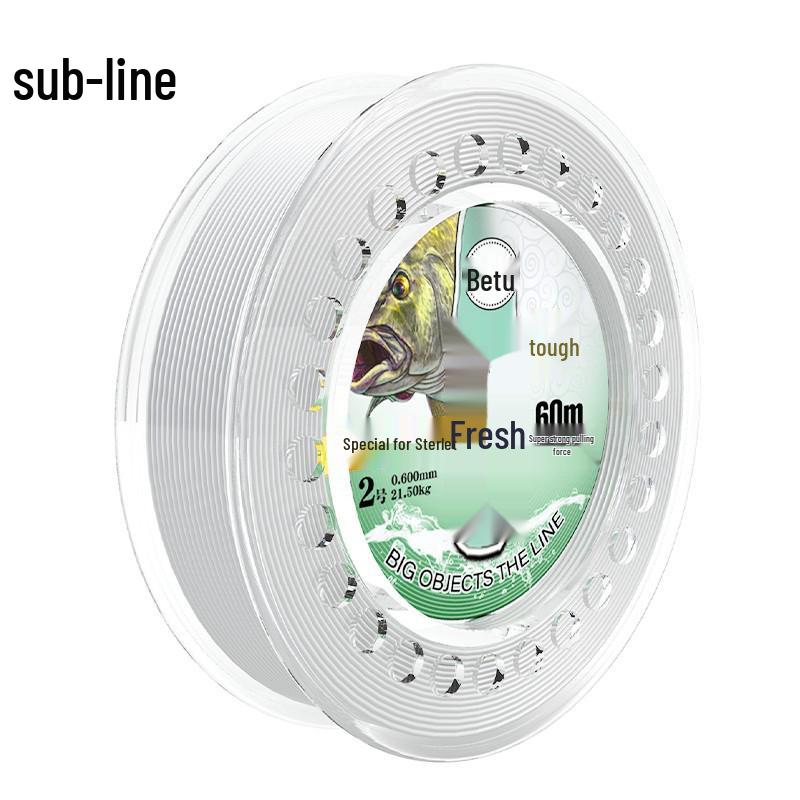 Imported Strong Nylon Fishing Line: Soft, Extra Thick, High Tensile Strength for Large Fish, Grass Carp, Chinese Sturgeon Size 5
Imported Strong Nylon Fishing Line: Soft, Extra Thick, High Tensile Strength for Large Fish, Grass Carp, Chinese Sturgeon Size 5