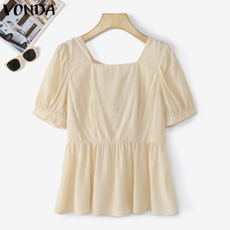 VONDA Summer Women Square Collar Short Sleeve Back Bow Knot Casual Blouse 5XL абрикосовий
VONDA Summer Women Square Collar Short Sleeve Back Bow Knot Casual Blouse 5XL абрикосовий