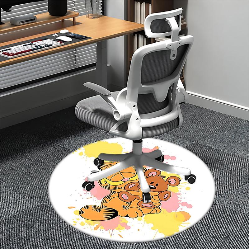 Garfield,Teddy Bear Chair mat Round Rug-Office carpet, Machine Washable, Non-slip, Suitable for Living Rooms, Bedrooms, Entryways, and Holid 80cm by 80cm
Garfield,Teddy Bear Chair mat Round Rug-Office carpet, Machine Washable, Non-slip, Suitable for Living Rooms, Bedrooms, Entryways, and Holid 80cm by 80cm