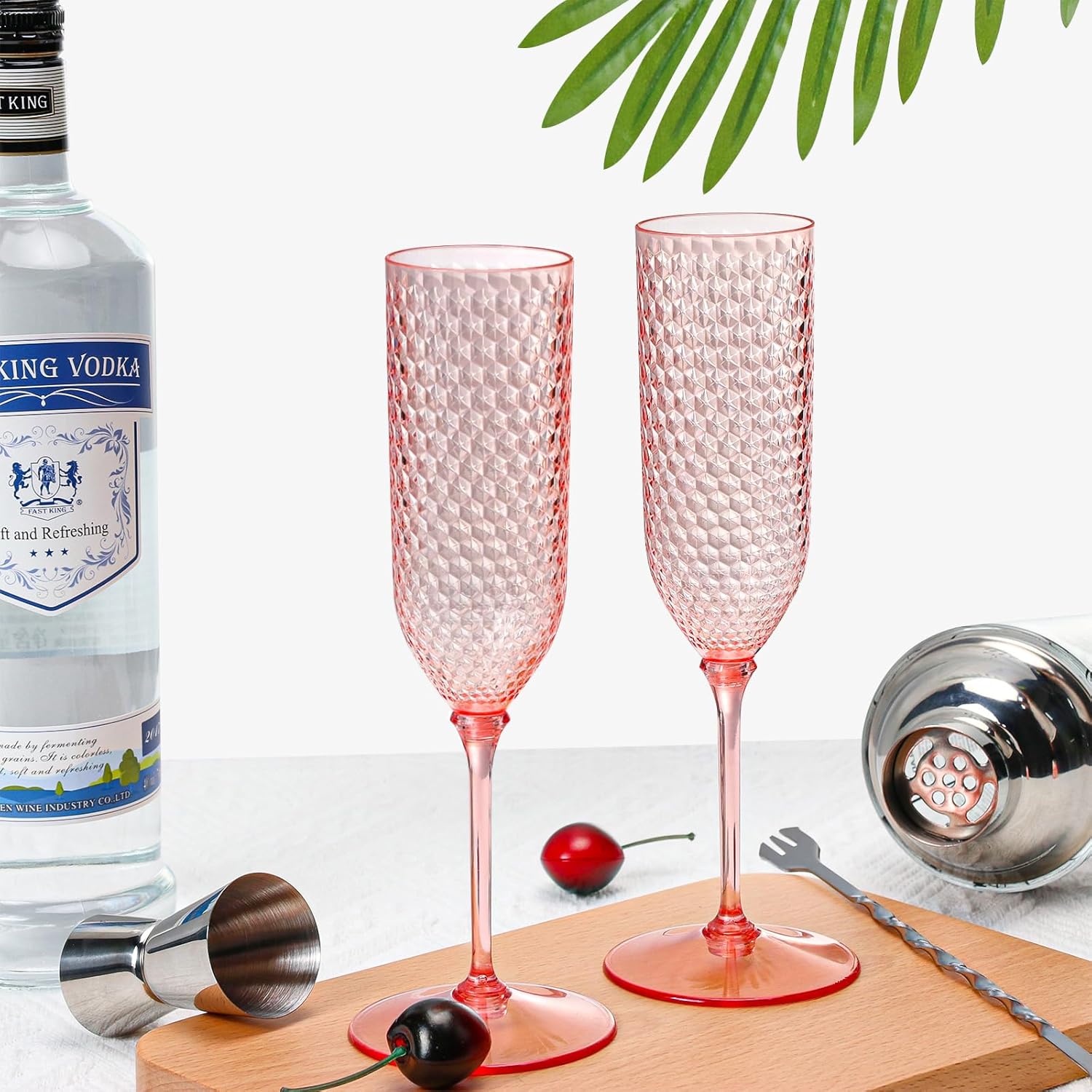 48-Pack Pink Detachable Champagne Flutes, 5.5 Oz Unbreakable Plastic Stemmed Glasses for Wedding Toasting United States
48-Pack Pink Detachable Champagne Flutes, 5.5 Oz Unbreakable Plastic Stemmed Glasses for Wedding Toasting United States