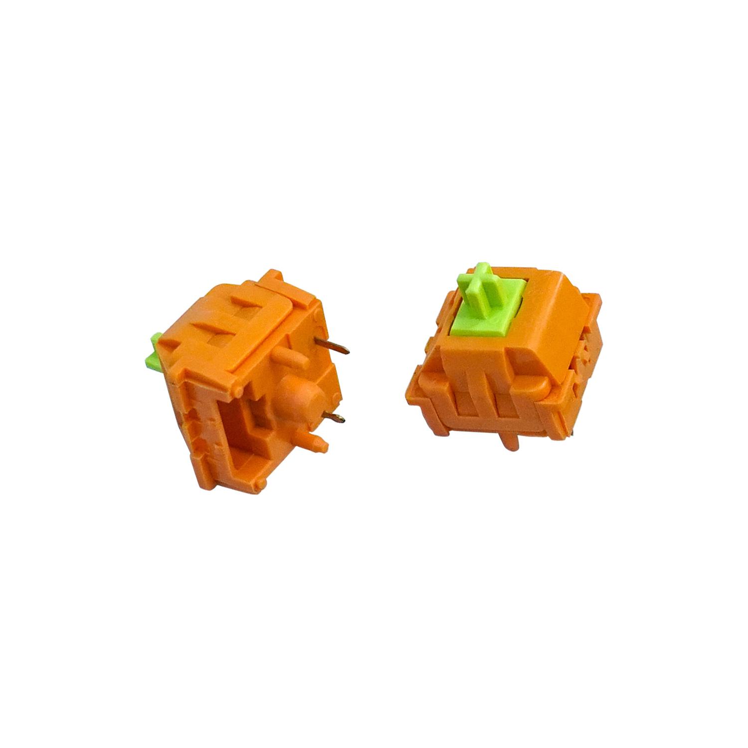 Keyboard Switch Matcha Green Carrot Banana Yellow 58g 5Pin Tactile Switches Mechanical keyboard Custom POM Double-section spring 10 PCS
Keyboard Switch Matcha Green Carrot Banana Yellow 58g 5Pin Tactile Switches Mechanical keyboard Custom POM Double-section spring 10 PCS