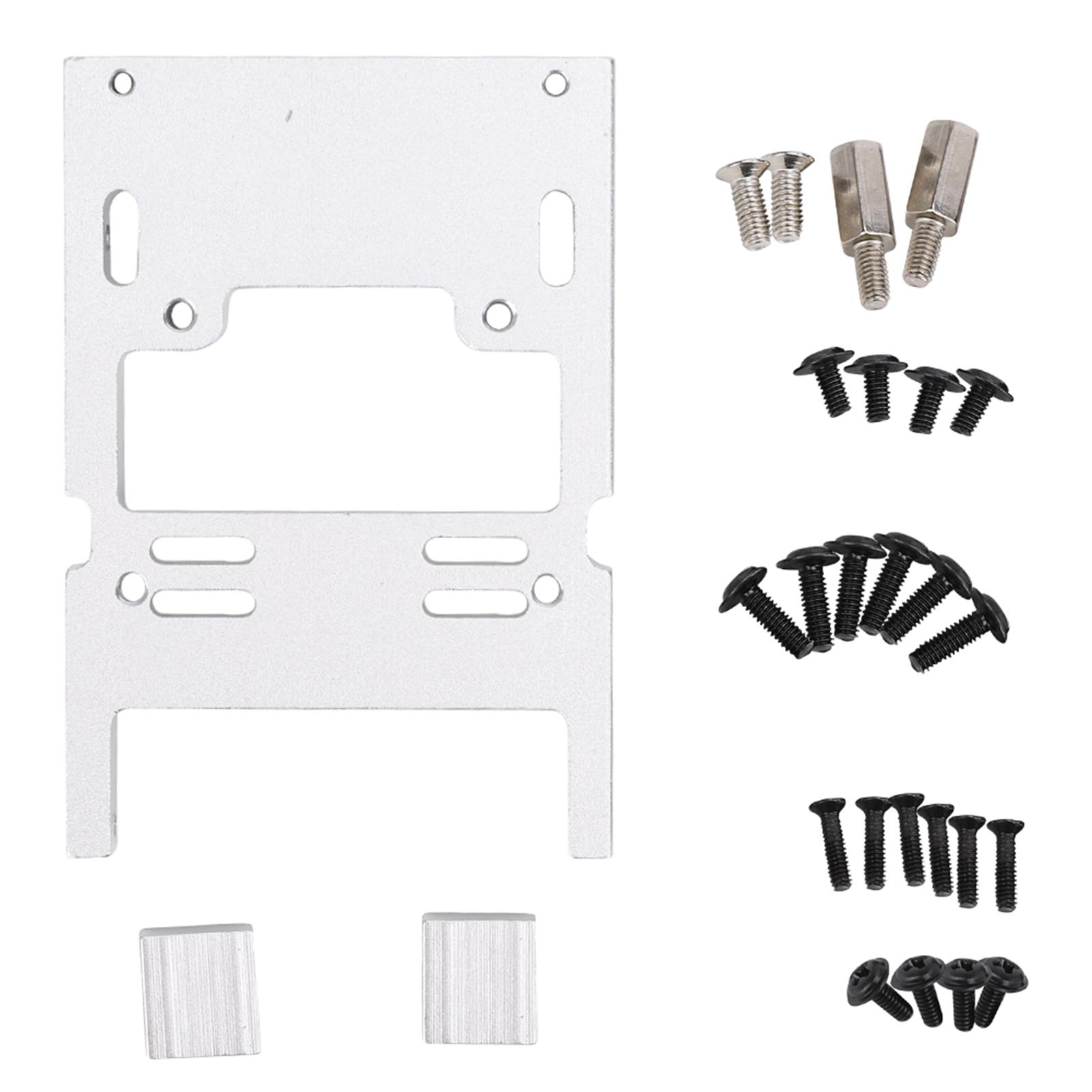 Silver Metal Steering Engine Gear Fixed Mount Base Accessories Upgrade Parts for WPL B14 B24 B16 B36 1 16 RC CarSilver срібний
Silver Metal Steering Engine Gear Fixed Mount Base Accessories Upgrade Parts for WPL B14 B24 B16 B36 1 16 RC CarSilver срібний