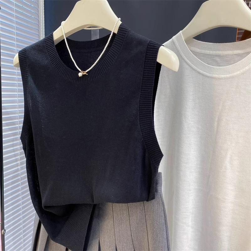 Women s Loose Gray Tencel Linen Knit Vest - Round Neck Sleeveless Base Layer for Spring/Autumn Suits Large чорний
Women s Loose Gray Tencel Linen Knit Vest - Round Neck Sleeveless Base Layer for Spring/Autumn Suits Large чорний