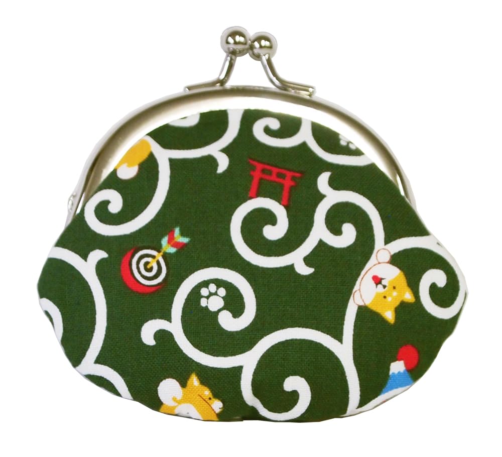 Kyosuke Made in Japan Coin Case Shiba Inu Cotton Arabesque Pouch x Dimensions Coin Purse Wallet Engiya Green 8.5 9.5cm 2.6
Kyosuke Made in Japan Coin Case Shiba Inu Cotton Arabesque Pouch x Dimensions Coin Purse Wallet Engiya Green 8.5 9.5cm 2.6