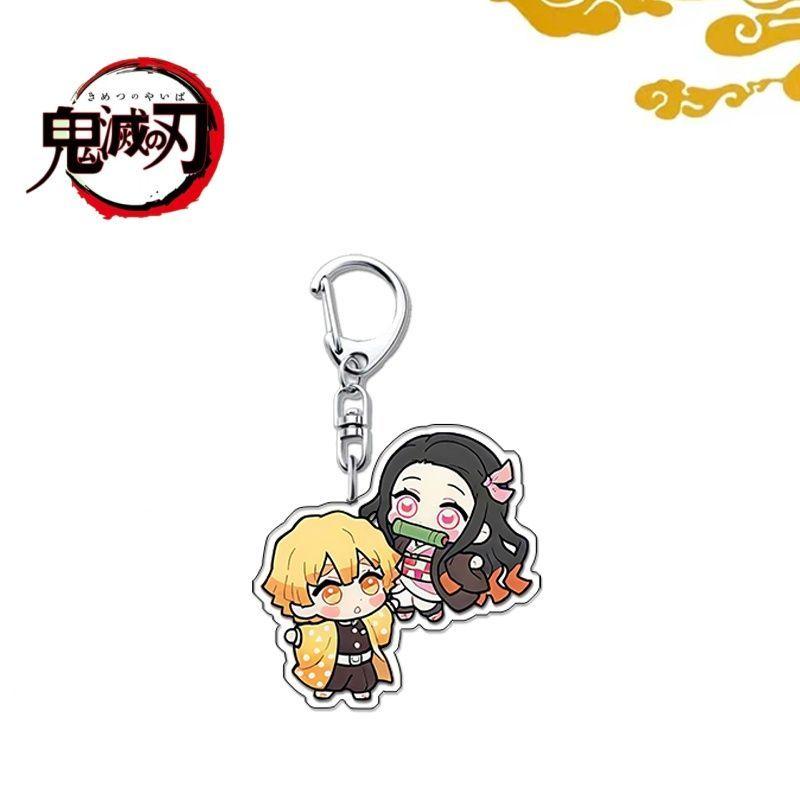Cute Demon Slayer Nezuko, Kochou Shinobu, Kamado Tanjiro New Creative Anime Cartoon Pattern Fashion Portable Acrylic Keychain
Cute Demon Slayer Nezuko, Kochou Shinobu, Kamado Tanjiro New Creative Anime Cartoon Pattern Fashion Portable Acrylic Keychain