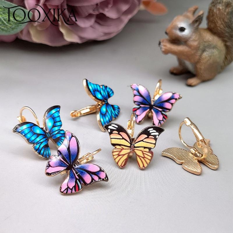 Tooxika New Fashion Commuter Leisure Style Colorful Butterfly Earrings Classic Butterfly Earrings Accessories
Tooxika New Fashion Commuter Leisure Style Colorful Butterfly Earrings Classic Butterfly Earrings Accessories