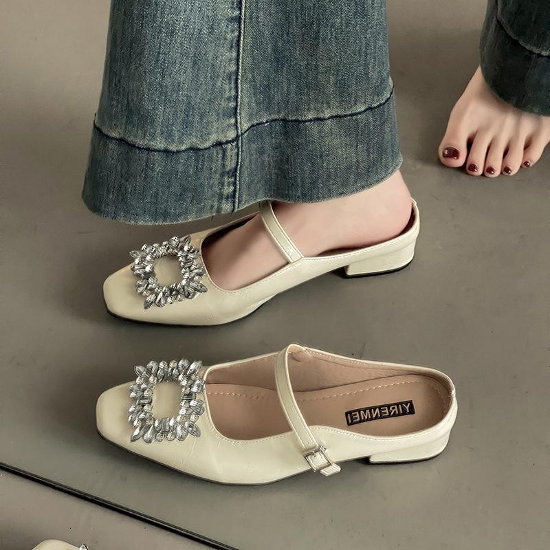 Square buckle rhinestone Mary Jane shoes women s 2025 spring and summer new thick heel low heel small square head evening breeze light mouth si 35 чорний
Square buckle rhinestone Mary Jane shoes women s 2025 spring and summer new thick heel low heel small square head evening breeze light mouth si 35 чорний